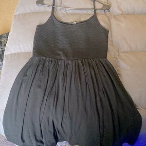 Sleeveless black dress
